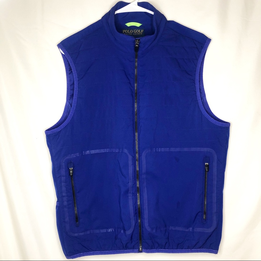 Blue Vest Polo Golf